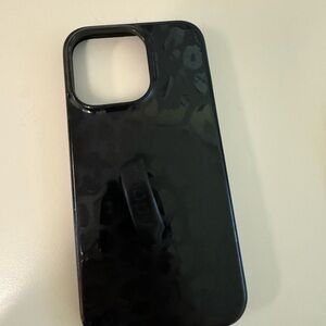 Loopy Case Black Gloss Protective Phone Case with Loop Grip